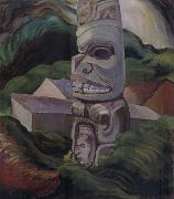 A Skidegate Beaver Pole Emily Carr